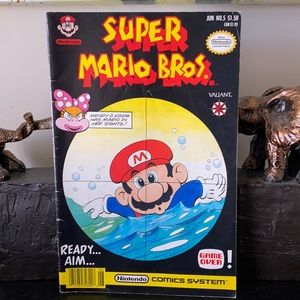 Vintage Jun No.5 (Valiant) 1991 Super Mario Bros. Nintendo Comic Syste…